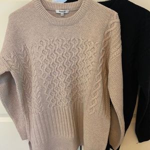 New Madewell oversized Wool SweatersBundle of 2